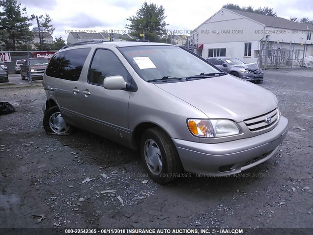 4T3ZF13C73U544450 - 2003 TOYOTA SIENNA LE/XLE TAN photo 1