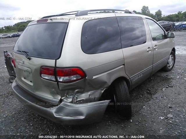 4T3ZF13C73U544450 - 2003 TOYOTA SIENNA LE/XLE TAN photo 4