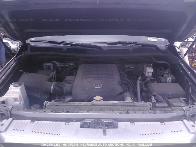 5TFAW5F11FX453463 - 2015 TOYOTA TUNDRA CREWMAX 1794/PLATINUM 灰色 照片 10