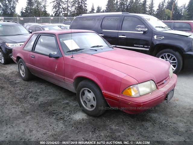 1FACP40M2NF115082 - 1992 FORD MUSTANG LX RED photo 1