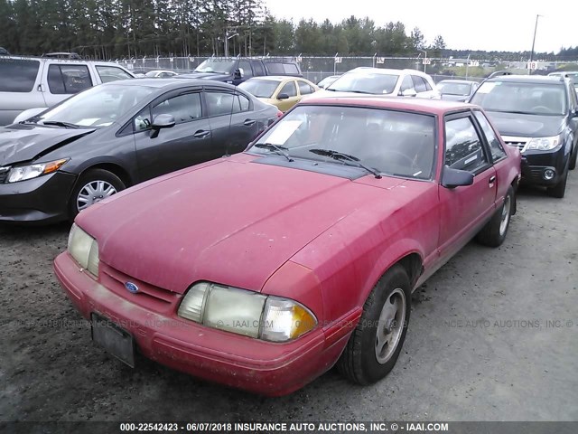 1FACP40M2NF115082 - 1992 FORD MUSTANG LX RED photo 6