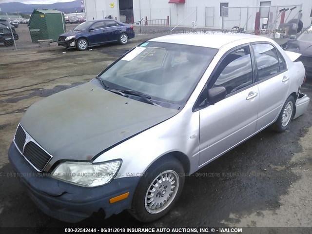 JA3AJ26E73U109972 - 2003 MITSUBISHI LANCER ES SILVER photo 2