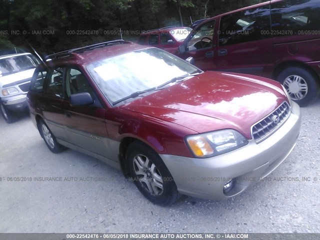 4S3BH675437656283 - 2003 SUBARU LEGACY OUTBACK AWP 红色 照片 1