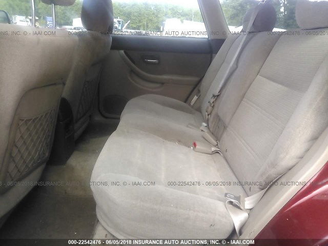 4S3BH675437656283 - 2003 SUBARU LEGACY OUTBACK AWP 红色 照片 8