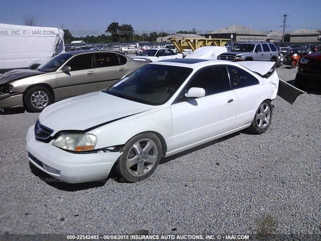 19UYA42451A019390 - 2001 ACURA 3.2CL WHITE photo 2