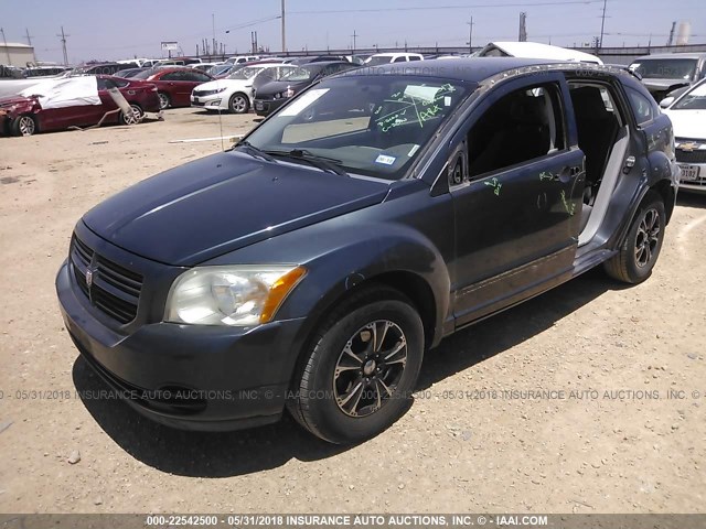 1B3HB28B27D178186 - 2007 DODGE CALIBER BLUE photo 2