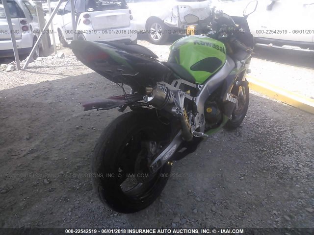 JKAZX4K133A002687 - 2003 KAWASAKI ZX600 K1 GREEN photo 4