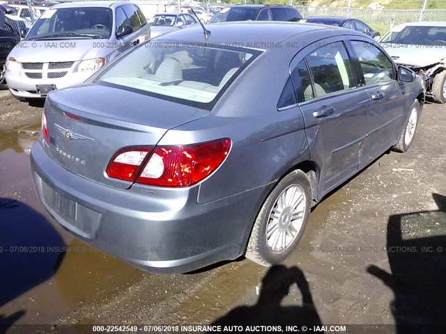 1C3LC56KX7N504809 - 2007 CHRYSLER SEBRING TOURING SILVER photo 4