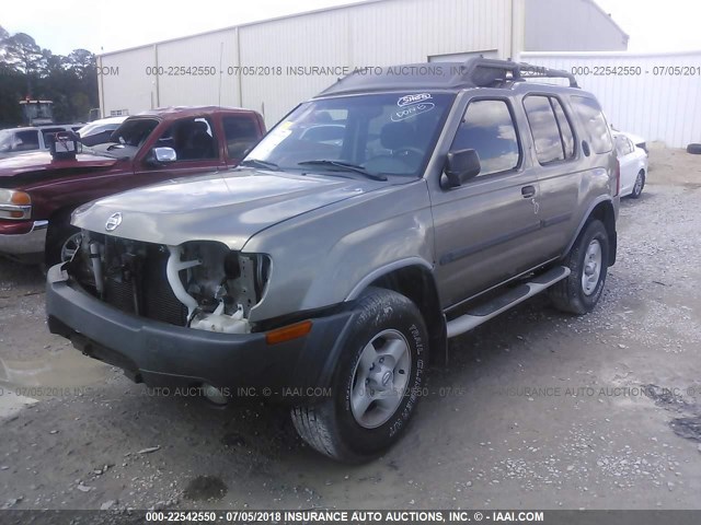 5N1ED28T13C632993 - 2003 NISSAN XTERRA XE/SE TAN photo 2