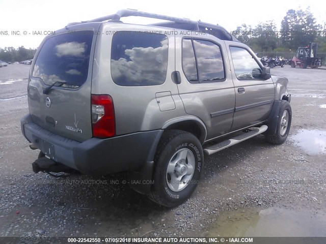 5N1ED28T13C632993 - 2003 NISSAN XTERRA XE/SE TAN photo 4