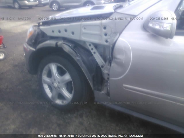 4JGBB22E88A304976 - 2008 MERCEDES-BENZ ML 320 CDI GRAY photo 6