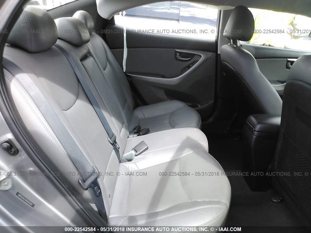 5NPDH4AE7DH210762 - 2013 HYUNDAI ELANTRA GLS/LIMITED GRAY photo 8