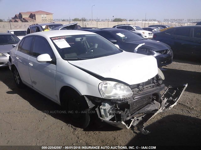 3VWJX7AJ7AM025828 - 2010 VOLKSWAGEN JETTA S WHITE photo 1