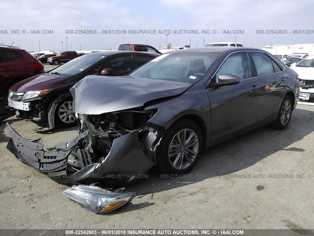 4T1BF1FKXHU360219 - 2017 TOYOTA CAMRY LE/XLE/SE/XSE GRAY photo 2