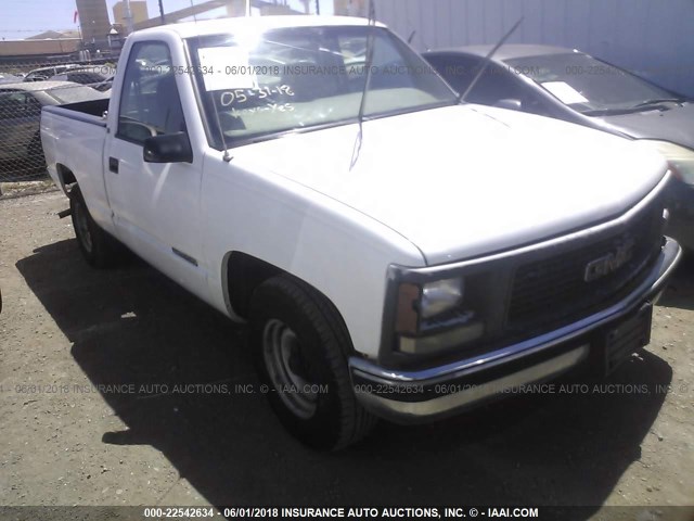 1GTEC14W6WZ535307 - 1998 GMC SIERRA C1500 WHITE photo 1