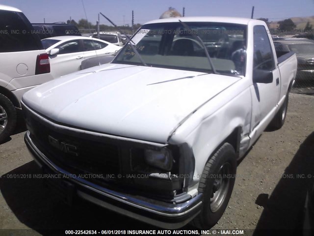 1GTEC14W6WZ535307 - 1998 GMC SIERRA C1500 WHITE photo 6