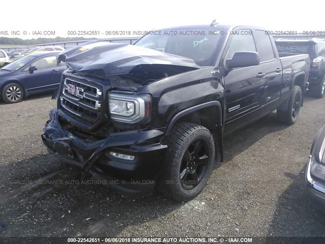 1GTV2LEC2GZ311066 - 2016 GMC SIERRA K1500 BLACK photo 2