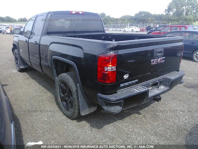 1GTV2LEC2GZ311066 - 2016 GMC SIERRA K1500 BLACK photo 3