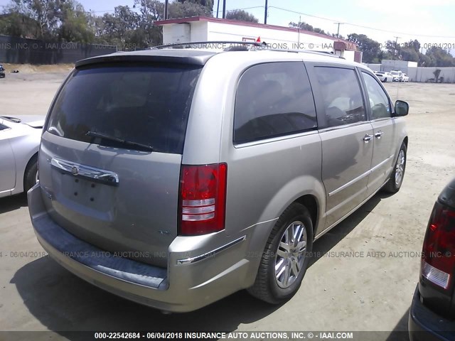 2A8HR64X78R691802 - 2008 CHRYSLER TOWN & COUNTRY LIMITED TAN photo 4