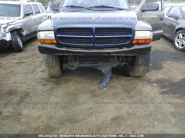 1B7GG2AX71S205032 - 2001 DODGE DAKOTA QUAD TAN photo 6