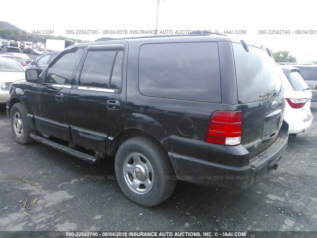 1FMFU16L73LA93152 - 2003 FORD EXPEDITION XLT შავი ფოტო 3