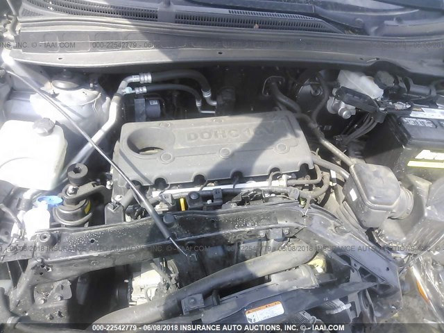 KM8JU3AC0BU243897 - 2011 HYUNDAI TUCSON GLS/LIMITED ვერცხლისფერი ფოტო 10