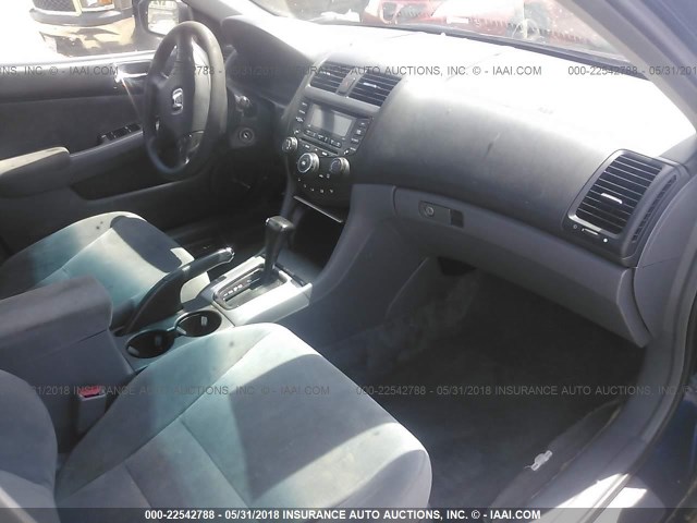 1HGCM56673A100395 - 2003 HONDA ACCORD EX BLUE photo 5