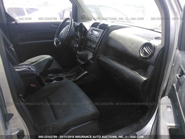 5J6YH17908L000655 - 2008 HONDA ELEMENT SC SILVER photo 5