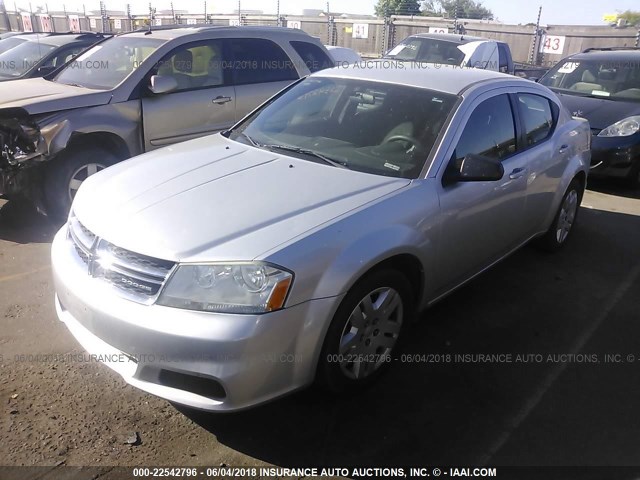 1B3BD4FB5BN516911 - 2011 DODGE AVENGER EXPRESS GRAY photo 2