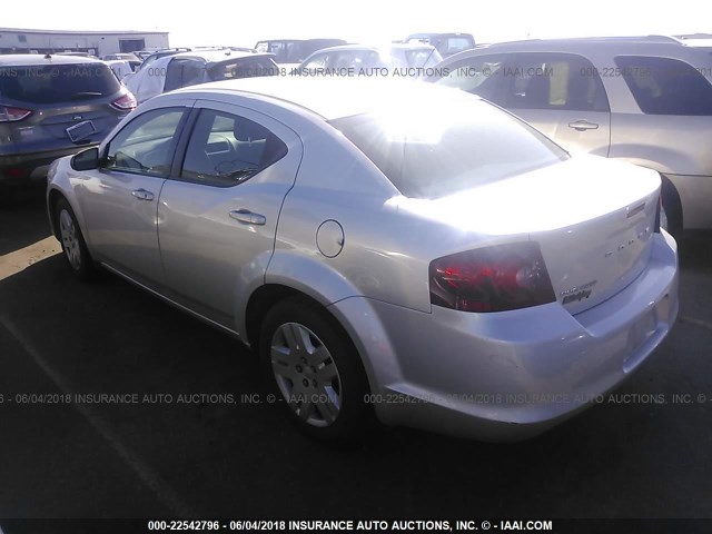 1B3BD4FB5BN516911 - 2011 DODGE AVENGER EXPRESS GRAY photo 3