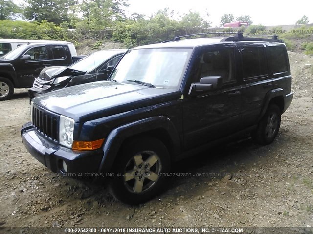 1J8HG48K36C123397 - 2006 JEEP COMMANDER BLUE photo 2