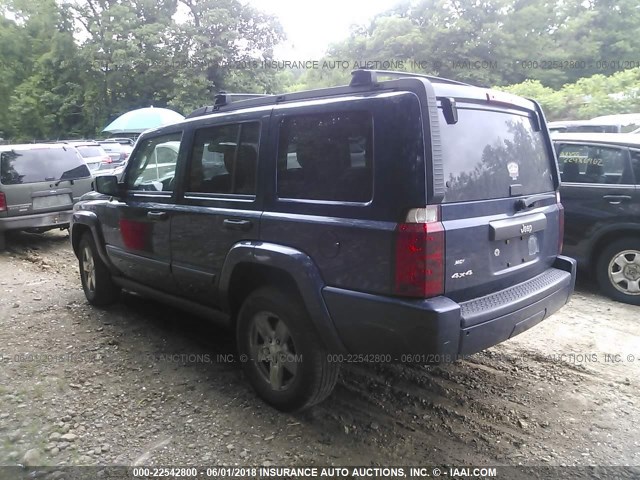 1J8HG48K36C123397 - 2006 JEEP COMMANDER BLUE photo 3