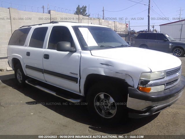 3GNEC16T1YG224333 - 2000 CHEVROLET SUBURBAN C1500 WHITE photo 6