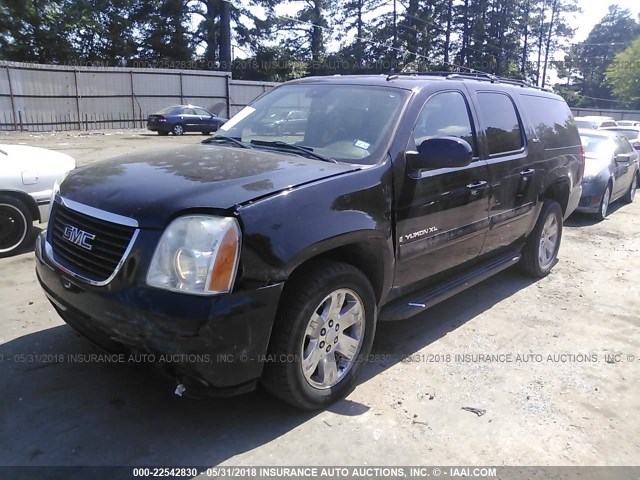 1GKFC16027R416527 - 2007 GMC YUKON XL C1500 BLACK photo 2