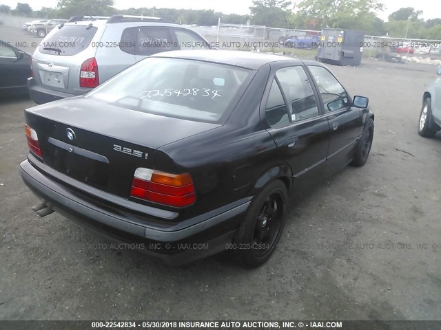 WBACB4329RFL16564 - 1994 BMW 325 I AUTOMATIC BLACK photo 4
