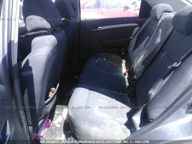 KL1TD5DE5AB111385 - 2010 CHEVROLET AVEO LS/LT 灰色 照片 8