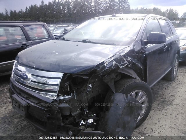 2FMDK49C58BA74150 - 2008 FORD EDGE LIMITED Navy photo 2