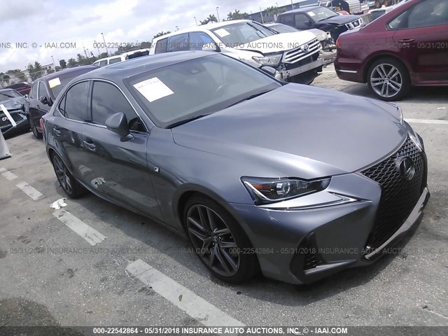 JTHBA1D25H5052793 - 2017 LEXUS IS 200T GRAY photo 1