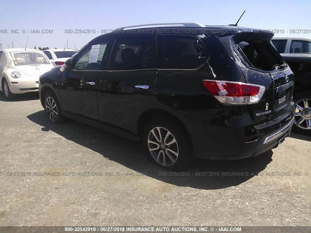 5N1AR2MN4DC661123 - 2013 NISSAN PATHFINDER S/SV/SL/PLATINUM BLACK photo 3