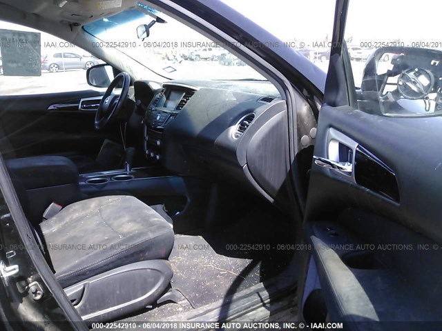 5N1AR2MN4DC661123 - 2013 NISSAN PATHFINDER S/SV/SL/PLATINUM BLACK photo 5