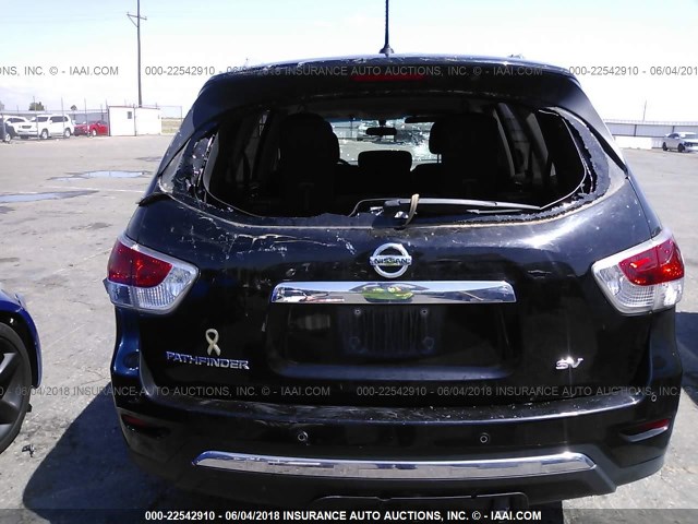 5N1AR2MN4DC661123 - 2013 NISSAN PATHFINDER S/SV/SL/PLATINUM BLACK photo 6