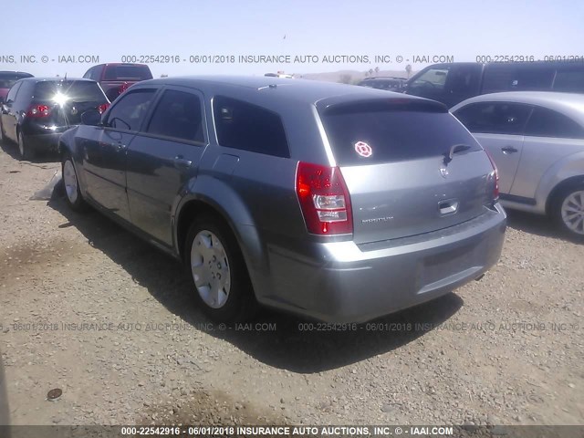 2D4FV47T16H315660 - 2006 DODGE MAGNUM SE GRAY photo 3