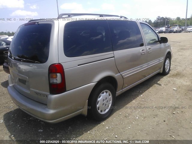 1GHDX23E41D220164 - 2001 OLDSMOBILE SILHOUETTE ECONOMY TAN photo 4