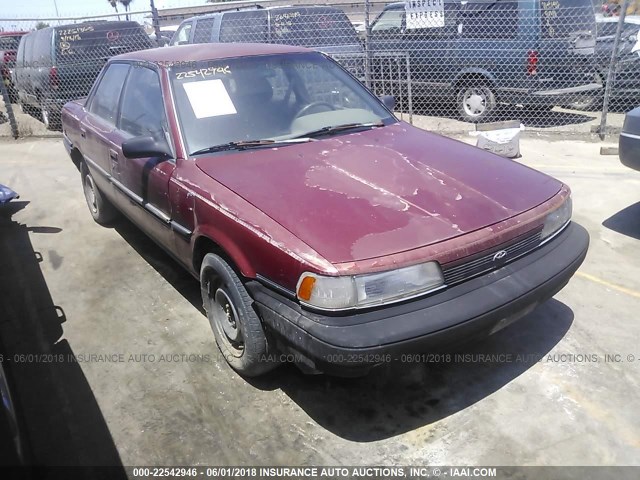 JT2SV21E4L3429623 - 1990 TOYOTA CAMRY DLX RED photo 1