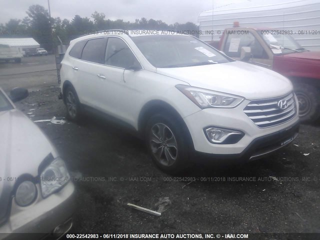 KM8SM4HF1GU154938 - 2016 HYUNDAI SANTA FE SE WHITE photo 1