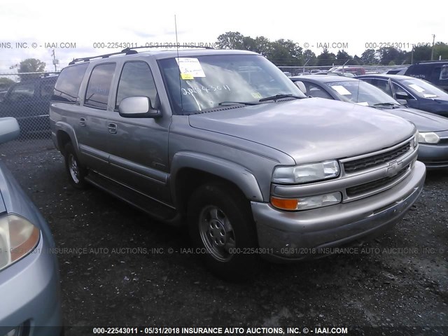 3GNFK16T51G101387 - 2001 CHEVROLET SUBURBAN K1500 Pewter photo 1