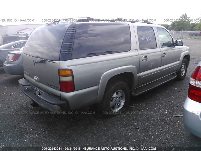 3GNFK16T51G101387 - 2001 CHEVROLET SUBURBAN K1500 Pewter photo 4