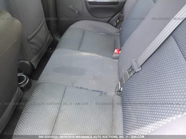 KL1TD66666B544460 - 2006 CHEVROLET AVEO LS BLACK photo 8