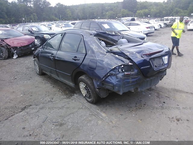 1HGCM56147A080651 - 2007 HONDA ACCORD VALUE BLUE photo 3