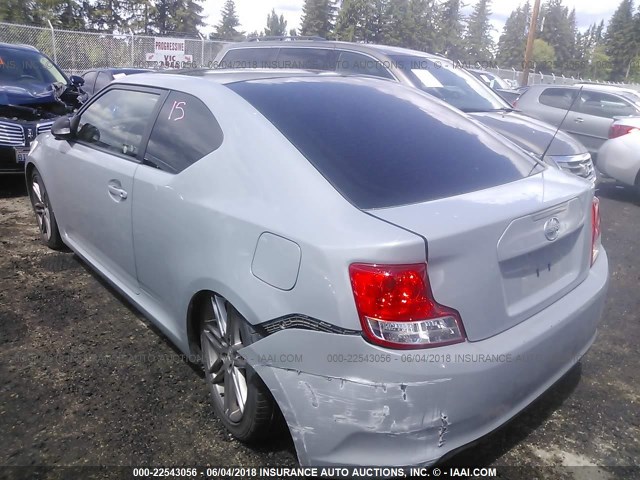 JTKJF5C76C3024758 - 2012 TOYOTA SCION TC ნაცრისფერი ფოტო 3